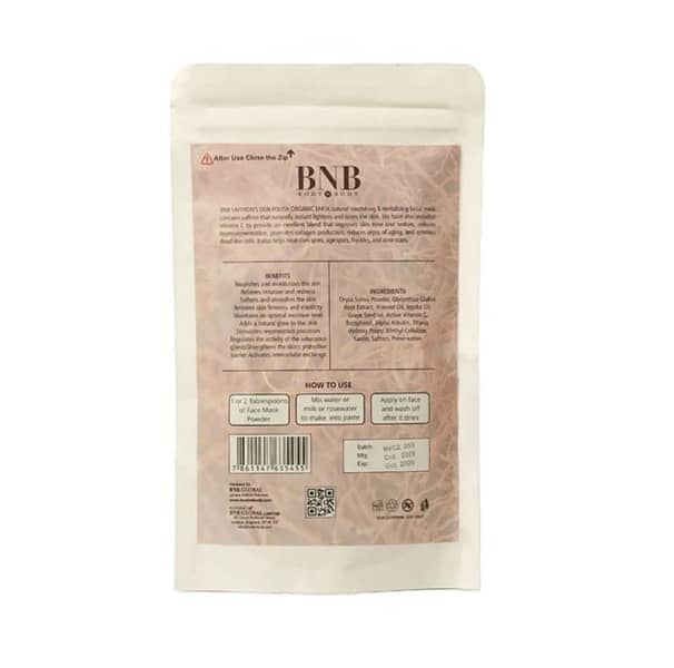 Bnb Pink Glow Kit ( Toneup Facewash + Saffron Mask 2