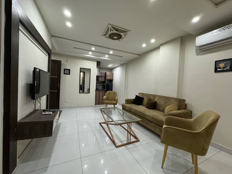 facing effile tower luxuary furnished apartment available rent bahria 6