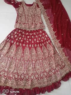 one time use bridal lehenga for sell.