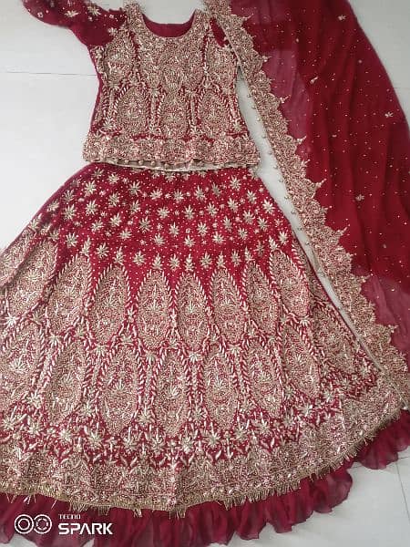 one time use bridal lehenga for sell. 0