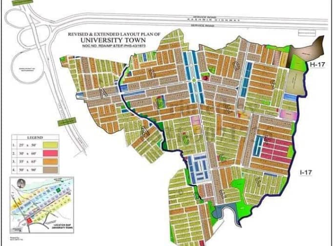 University Town Block A Plot 1