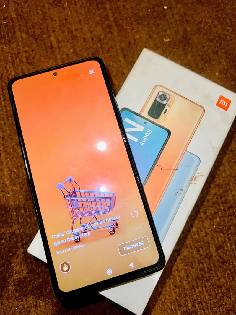 Redmi Note 10 Pro 6/128 AMOLED display for sale urgent lush full box 1