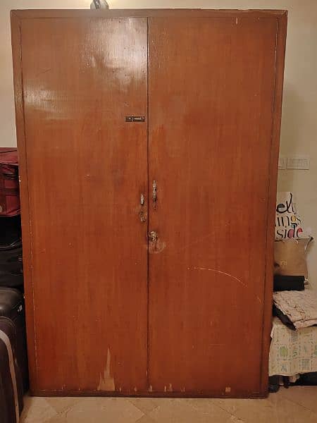 strong wooden cupboard. Good shape 0