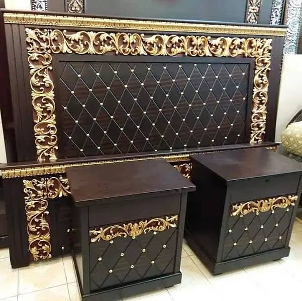 Double bed / bed set / Side Tables / Dressing Tables / bed / Furniture 14