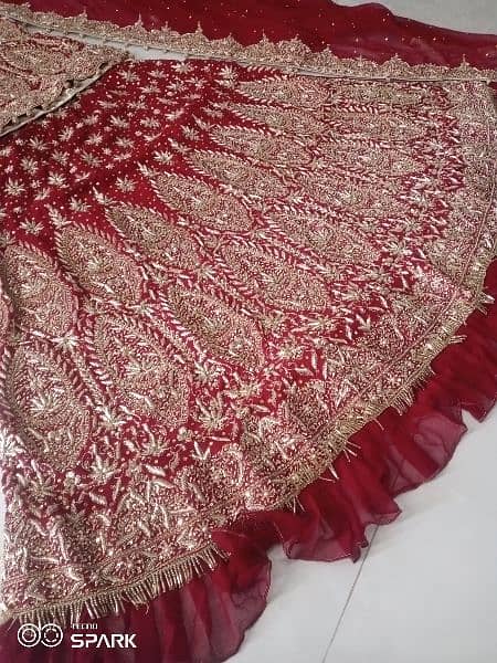 one time use bridal lehenga for sell. 2