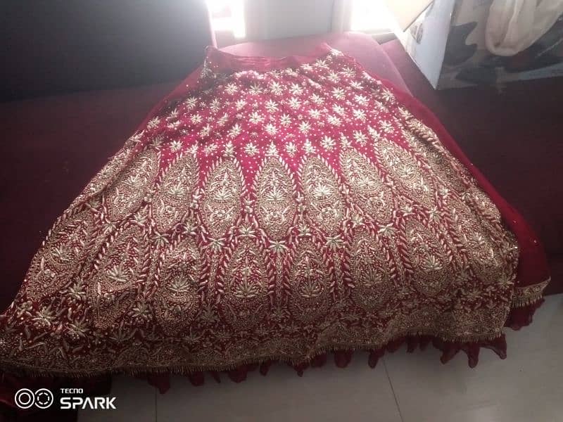 one time use bridal lehenga for sell. 5