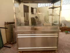 zinger fryer + burger shawarma counter