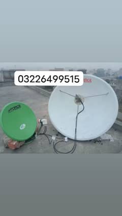 74*Dish antenna TV and service over all lahore 03226499515