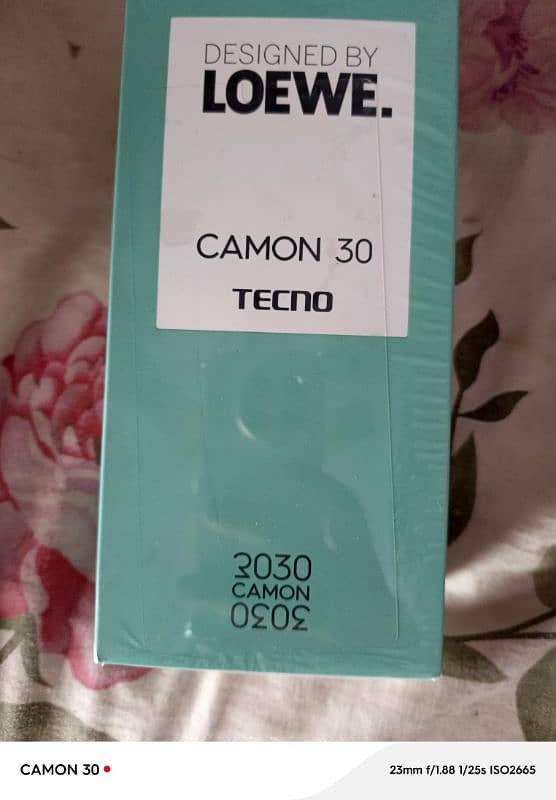 tecno camon 30 1 day used. 3