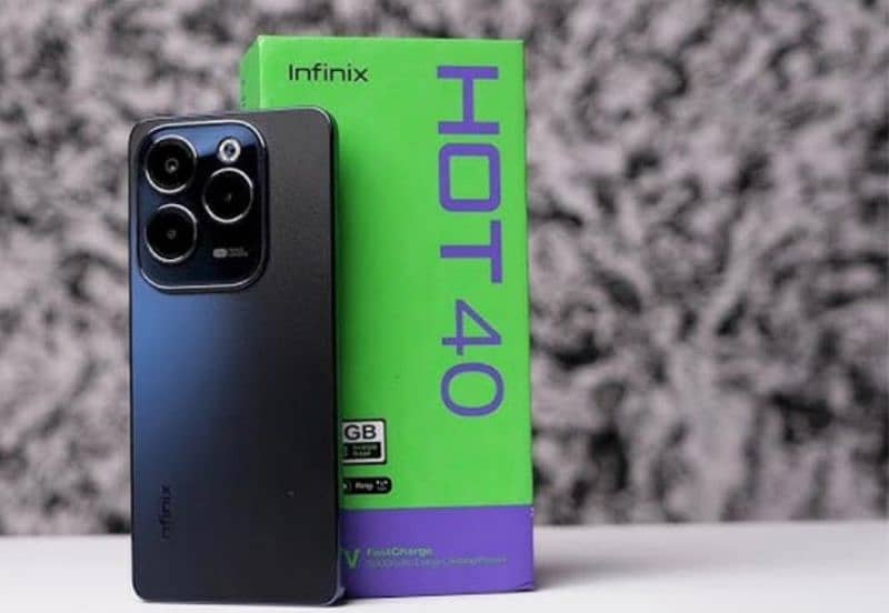 infinite hot 40 pro 8+8 256 GB new box pack mobile 0