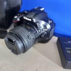 Nikon DSLR CAMERA D5200 | 18'55 mm lens | Battery, Charger, SD Card