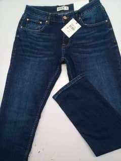 Mens stitched denim pents