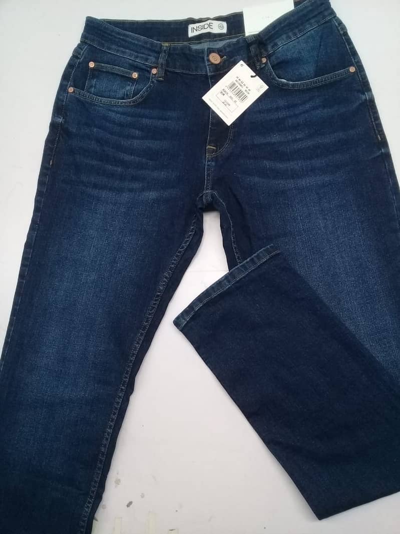 Mens stitched denim pents 0