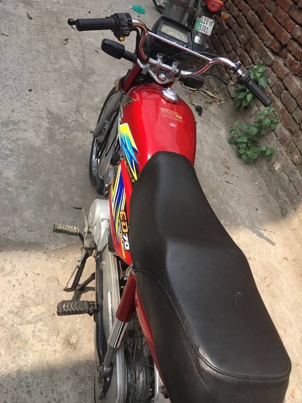 Honda 70cc model 2021 urgent sale 3