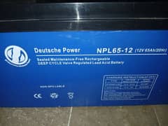 duetsche power 65 empire h ok battery h 4 months use battery h