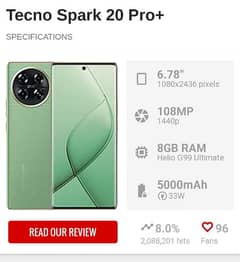 Tecno spark 20 pro plus With box and free leather cover