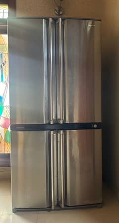 sharp refrigerator 4 door side by side 0