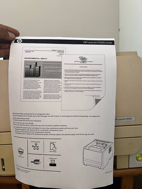 HP laserjet printer P2035 0