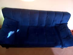 Blue Sofa combed