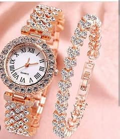 Ladies watch with bracelet