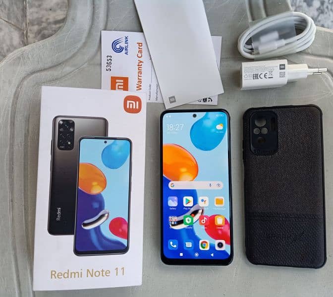 Xiaomi RedMi Note 11 8/128GB,*2Month WaRnty"Ladies UsE,Lussshh10/9.5,* 1