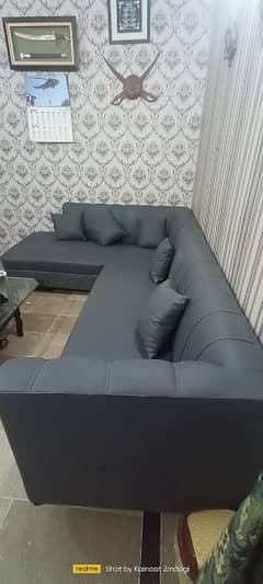 L shape sofa - Dust proof