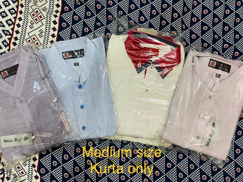 Man’s Kurta / shalwar Kameez size small Medium Large 14