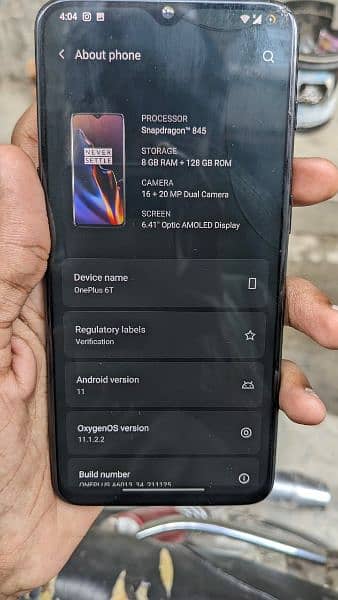 OnePlus 6T 8/128 dual sim approved read add 8