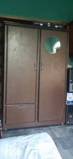 mobile rack , 3 seater sofa and  cupboard for sale