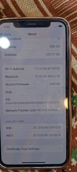 iphone 11 pro good condition in health 77 storage 256 GB 2