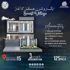 3 Year Installment 3 Bedrooms Luxury Villa Bahria Town Precinct 15-A