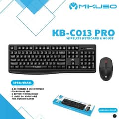 MIKUSO KB-C013 PRO WIRELESS KEYBOARD & MOUSE