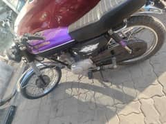 honda 125 mint condition lahore number 2016model