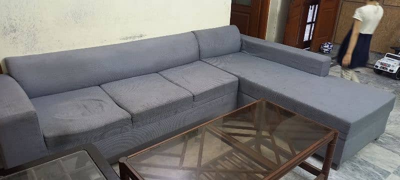 used L shape sofa 1