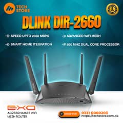 DLink/DIR-2660/EXO/Mesh/WiFi/Router/AC2600/MU-MIMO/Smart(Branded used)