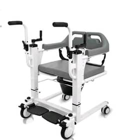 hydraulic lifter & commode wheelchair