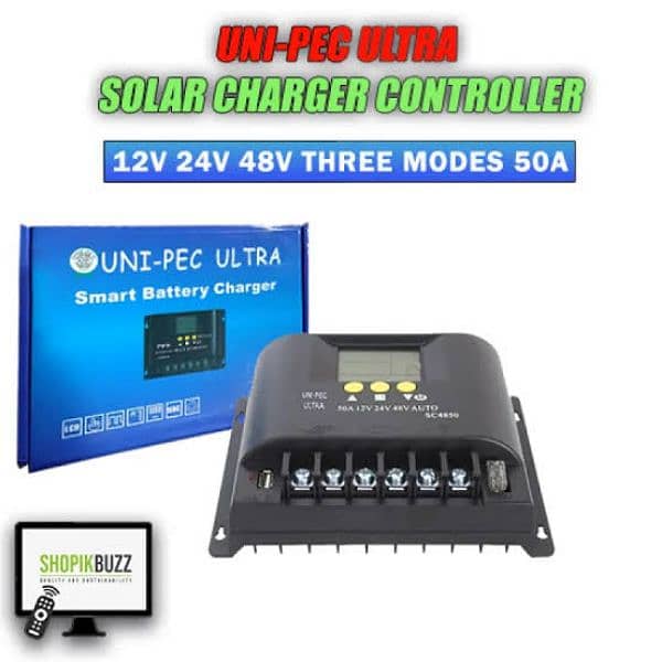 Uni-pec PWM Charge Controller 50amp 1