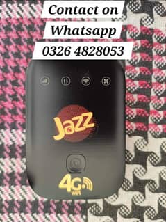 Unlocked jazz 4G Device|zong|Cash on Delivery Possible in Lahore.