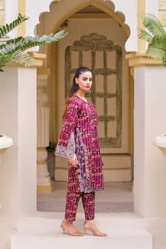 2pcs Khaddar print/2 Pcs Woman's Khaddar Print Suit/2Psc Suit