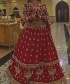 Bridal red lahnga for sale