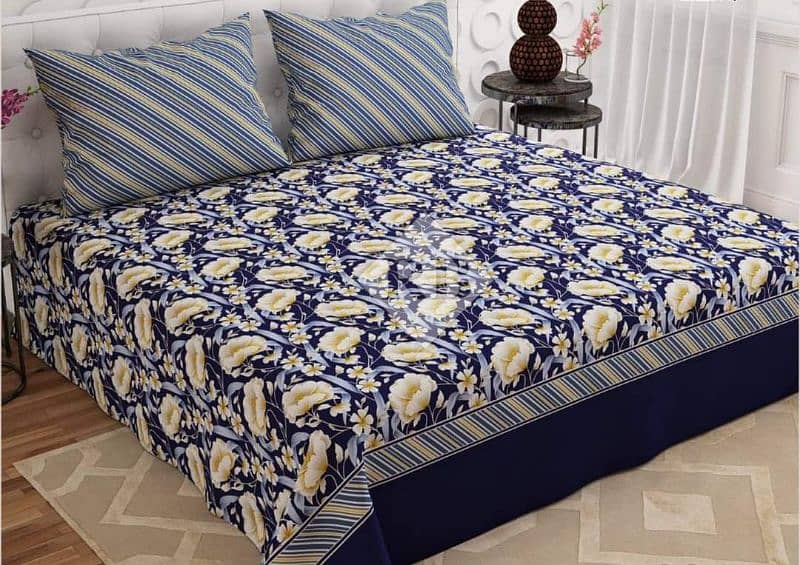 Bedsheet with 2 pillow cover 0