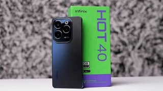 Infinix Hot 40 || 16 GB RAM 256GB ROM || Starlight black color