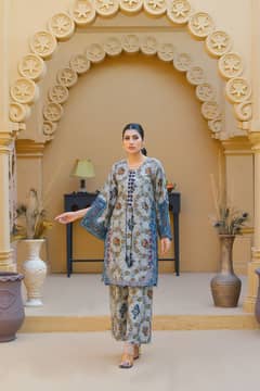 2Psc Dress/ 2Psc Stitch Suit/2 Psc Khaddar Print Suit