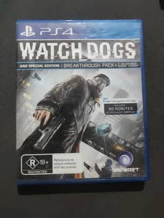 Watch Dogs PS4 disk new condition