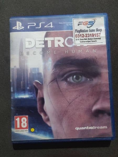 Detroit became human PS4 disk new condition 0