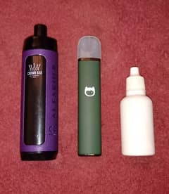 Mohi pod and Al fakher disposable vape 0