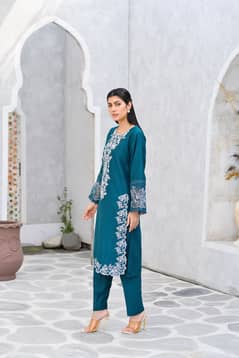 Ladies stitched Khaddar Print/3Psc Khaddar Suit/Print Suit/