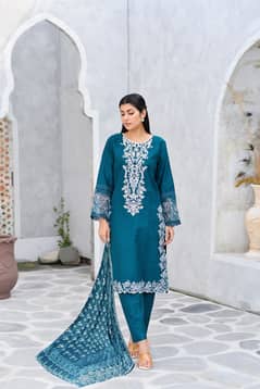 Ladies stitched Khaddar Print/3Psc Khaddar Suit/Print Suit/