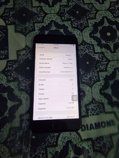 apple iPhone 7 plus 128GB PTA Approved 6