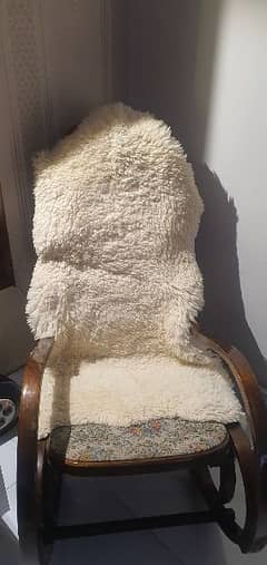 Original Sheep Wool Rug and also seat cover